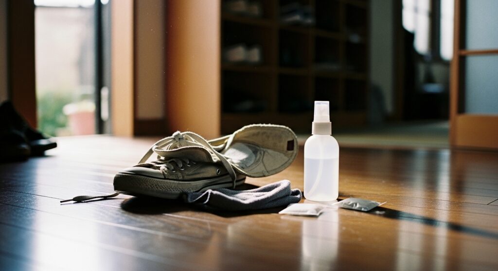 なぜ靴のニオイは取れにくい?原因「菌×湿気」と消臭方法|簡単裏技ランキングTOP5 19 【先に答え】今日このあと人に会うなら、まずこれ(緊急ルート)