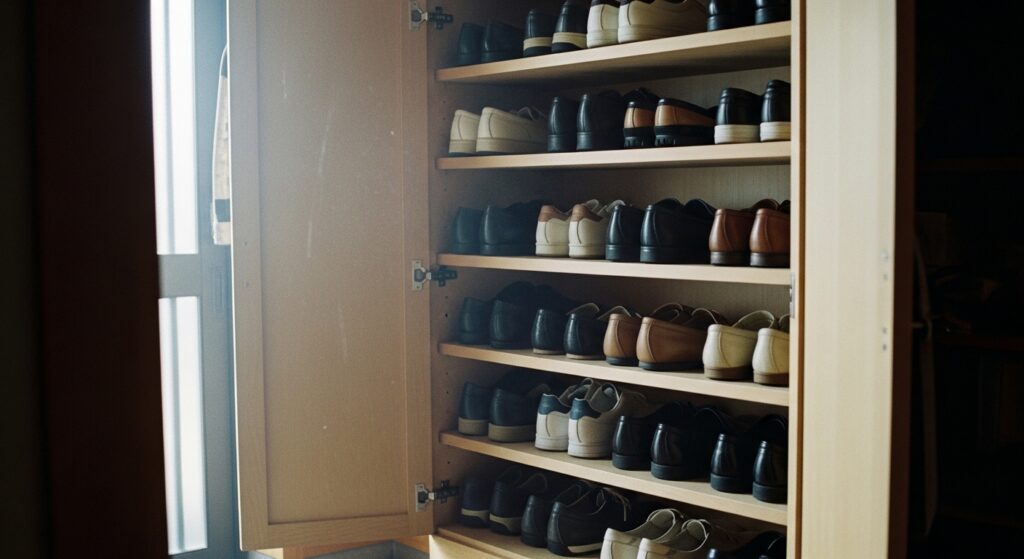 なぜ靴のニオイは取れにくい?原因「菌×湿気」と消臭方法|簡単裏技ランキングTOP5 23 やりがちNG:これ、ニオイが“育ちます”