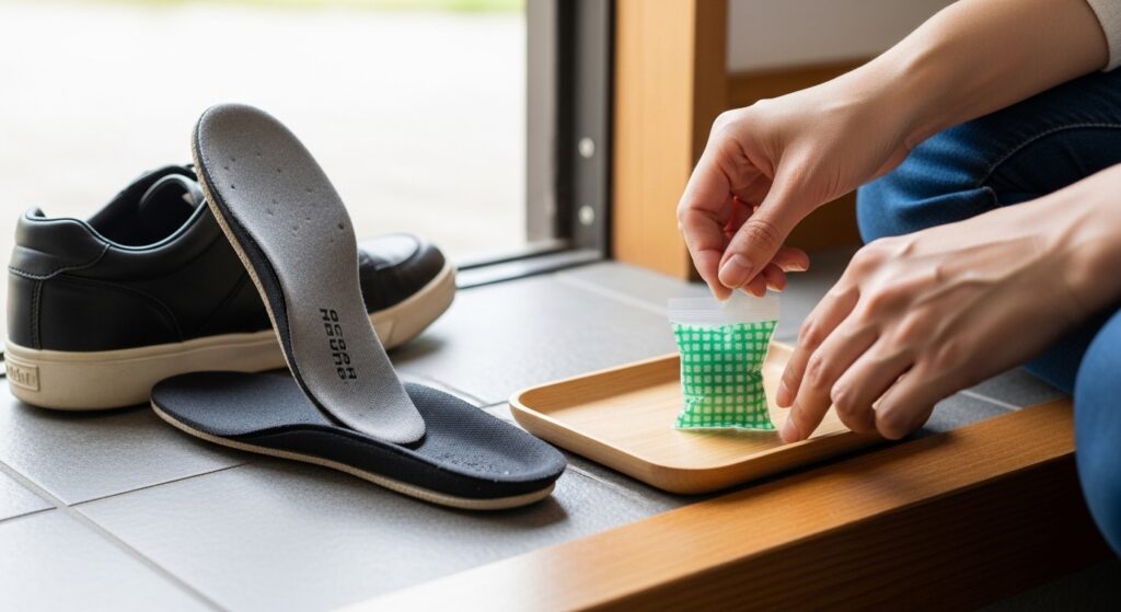 なぜ靴のニオイは取れにくい?原因「菌×湿気」と消臭方法|簡単裏技ランキングTOP5 28 靴のニオイ対策を強化するためのおすすめアイテム(買うならココ)
