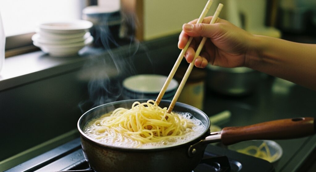 パスタがくっついて塊になるのはなぜ?湯量と最初の1分でほどける茹で方の方法 14 塊になる原因は5つ(ここだけ直しても変わる)