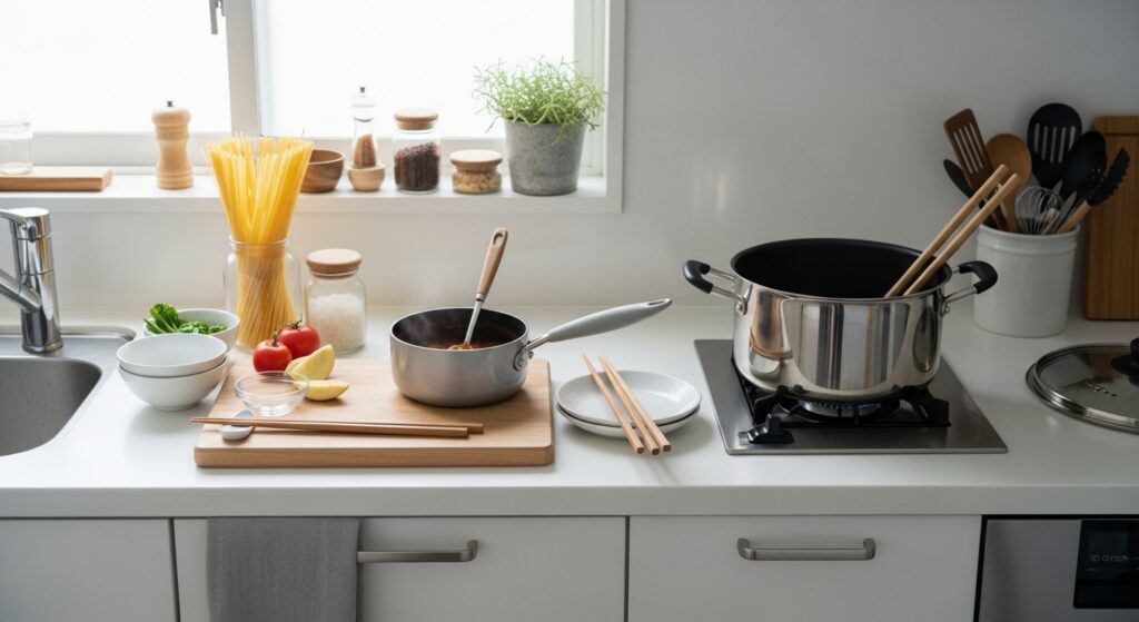 パスタがくっついて塊になるのはなぜ?湯量と最初の1分でほどける茹で方の方法 25 プロっぽくなる:失敗を減らす「段取り」