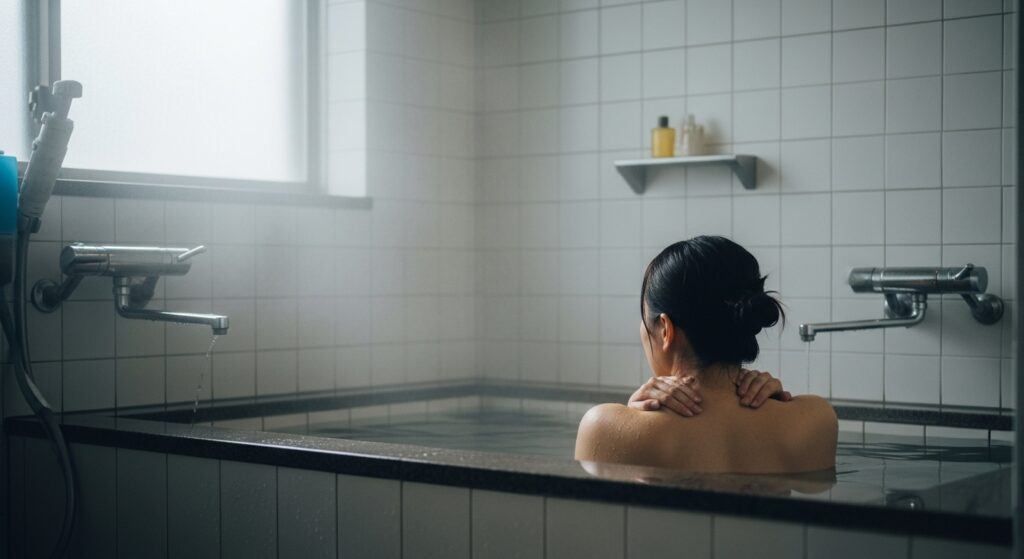 湯船に浸かっても疲れが取れないのはなぜ?温度×時間で整える入浴のやり方(対処) 13 なぜ湯船に浸かっても疲れが取れないの?犯人は「自律神経のスイッチ」!